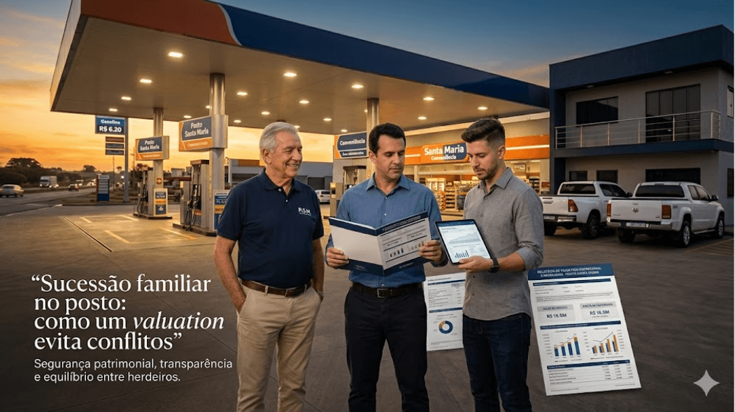 Sucessão familiar no posto: como um valuation evita conflitos