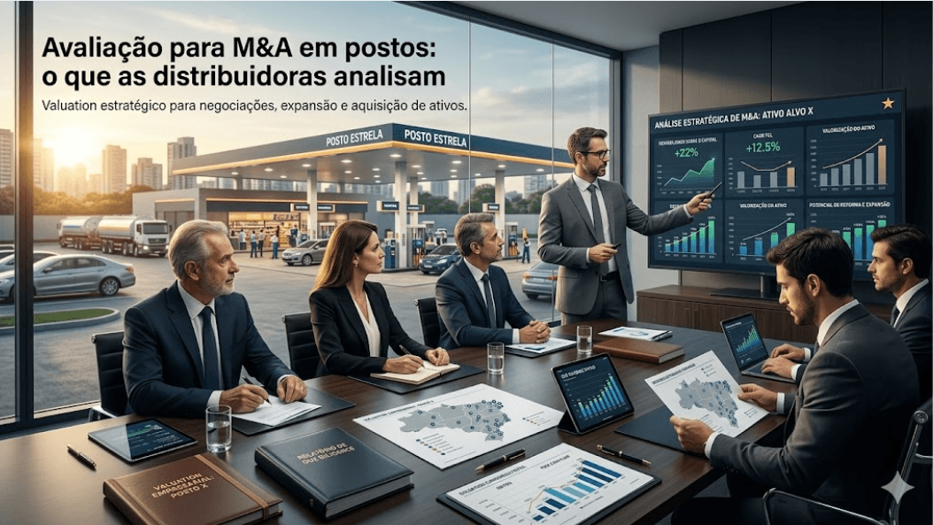 Avaliação para M&A em postos: o que as distribuidoras analisam
