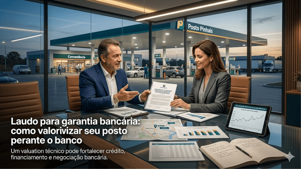 Laudo para garantia bancária: como valorizar seu posto perante o banco