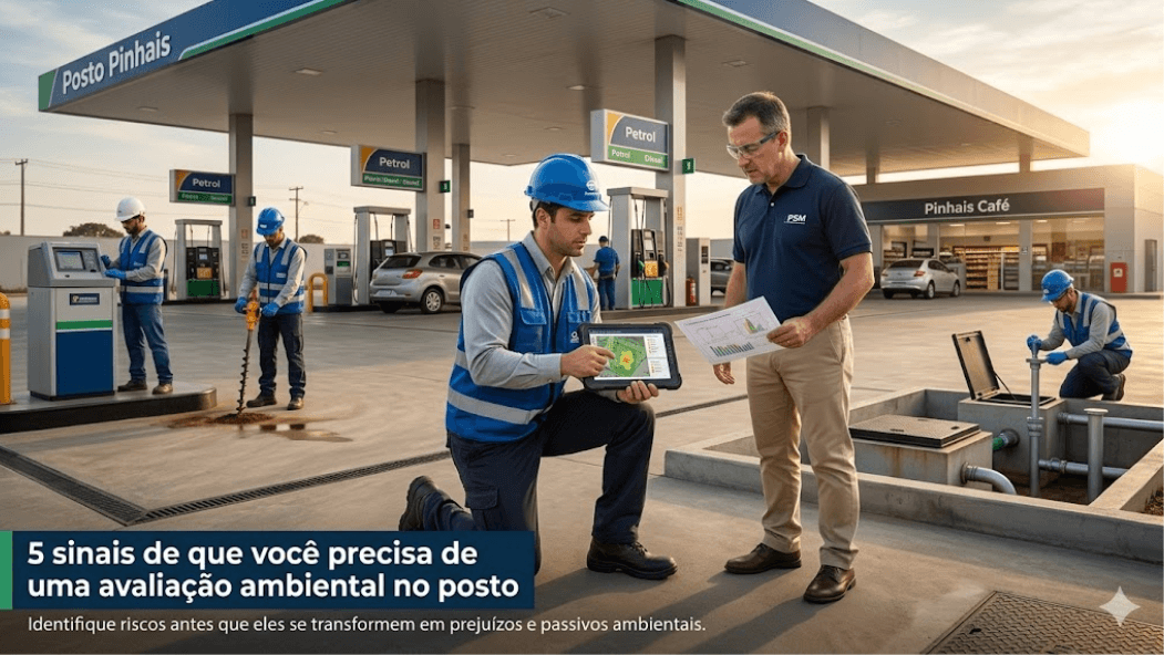 5 sinais de que você precisa de uma avaliação ambiental no posto