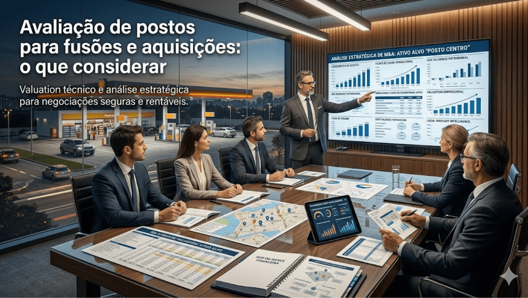 Avaliação de postos para fusões e aquisições: o que considerar