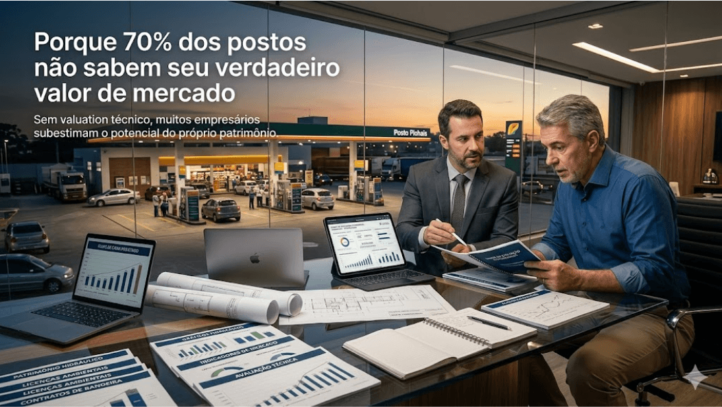 Porque 70% dos postos não sabem seu verdadeiro valor de mercado