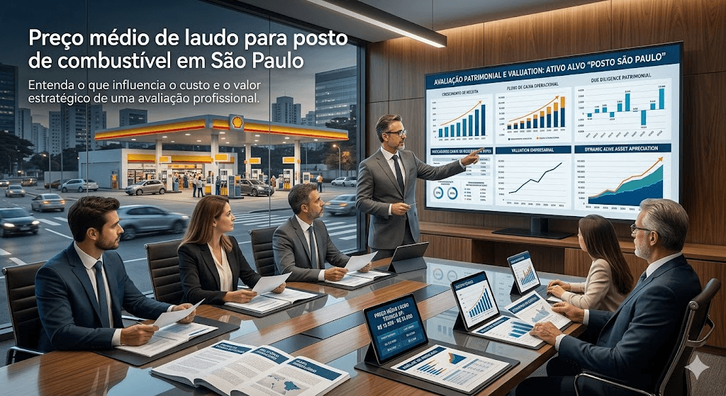 Preço médio de laudo para posto de combustível em São Paulo