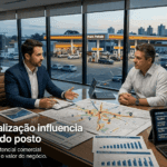 Como a localização influencia o valuation do posto