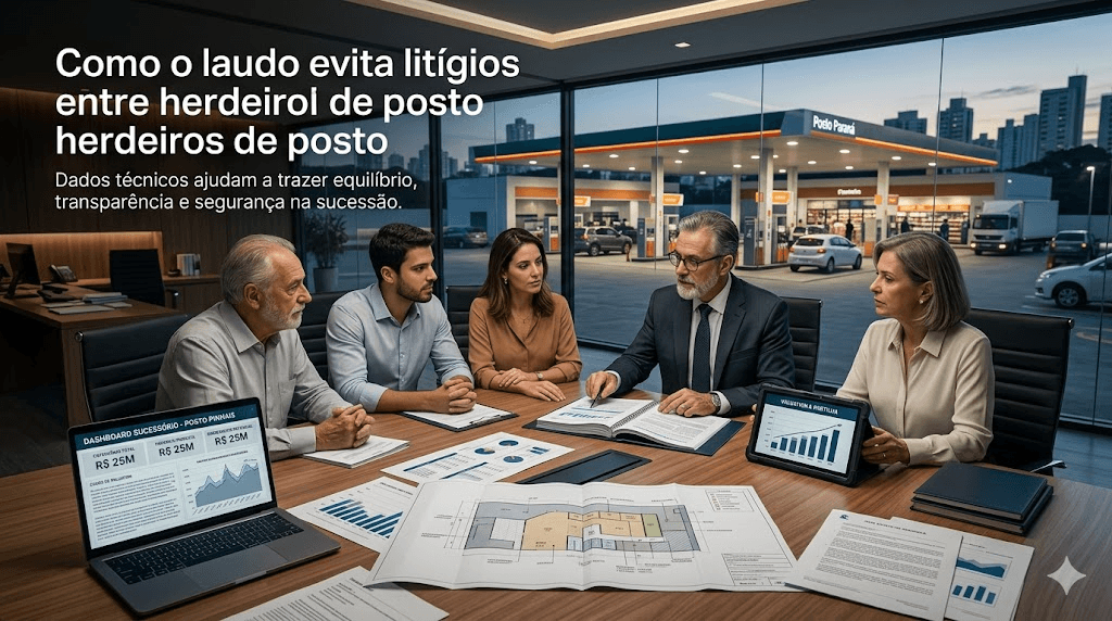 Como o laudo evita litígios entre herdeiros de posto