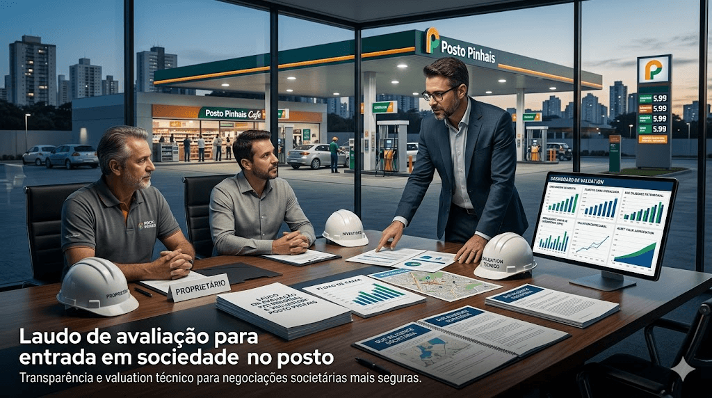 Laudo de avaliação para entrada em sociedade no posto