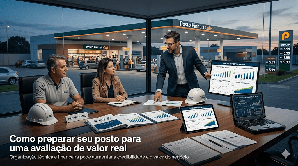 Como preparar seu posto para uma avaliação de valor real