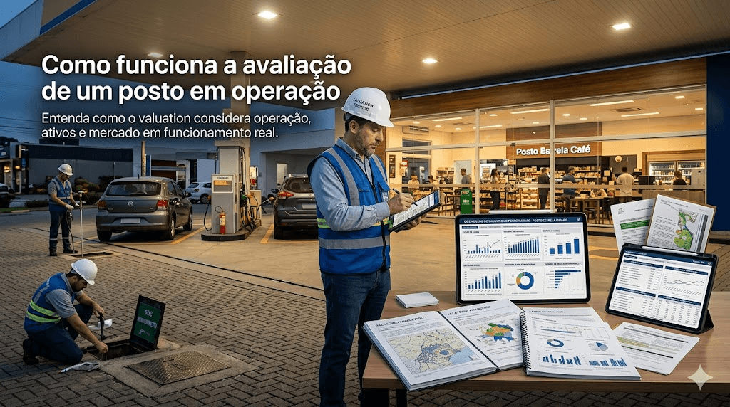 Como funciona a avaliação de um posto em operação