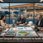 Posto com tanques antigos: impacto no laudo de ativos