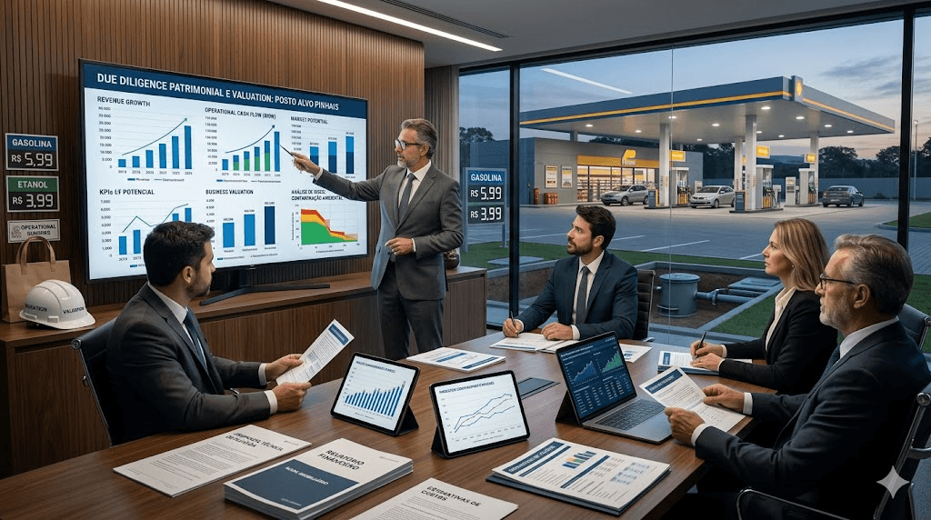 Laudo para desinvestimento de posto: venda parcial de ativos