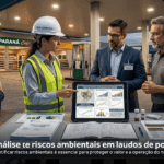 Análise de riscos ambientais em laudos de posto
