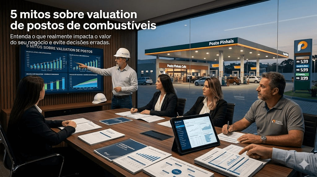 5 mitos sobre valuation de posto de combustíve
