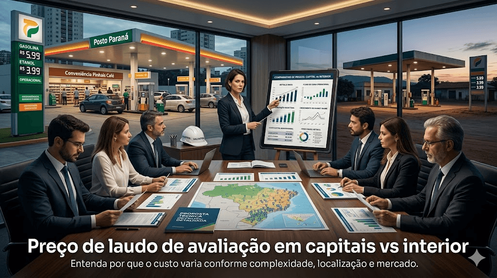 Quanto Custa um Laudo de Avaliação? Por que o Preço em Capitais Pode Ser o Dobro do Interior (e nem sempre é melhor)