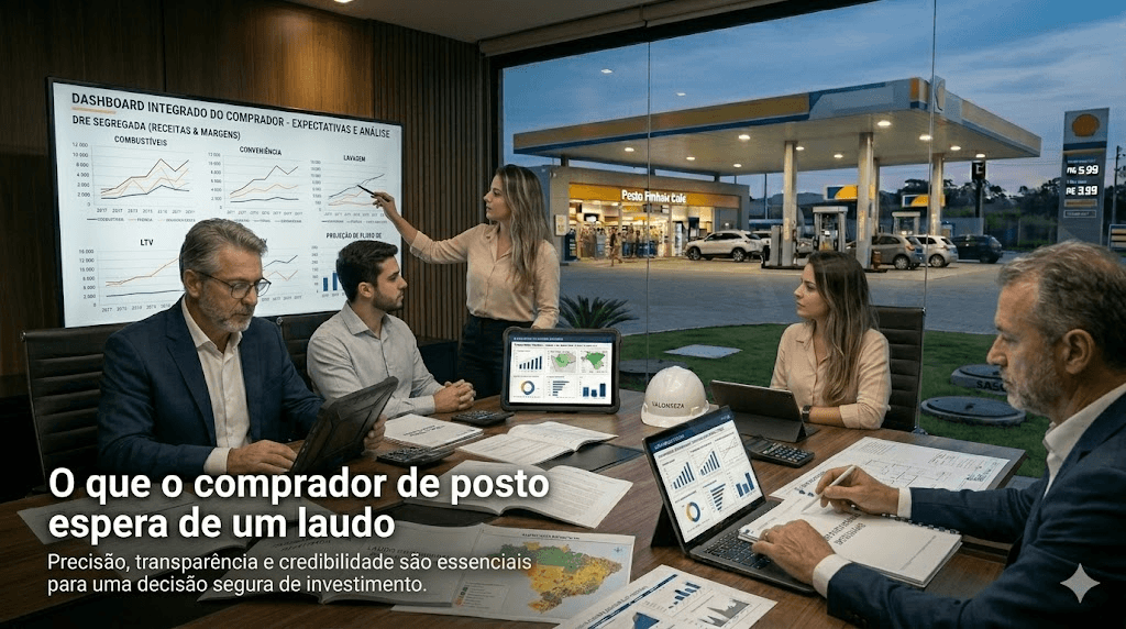O que o Comprador de Posto Espera de um Laudo? 7 Itens Que Nenhum Avaliador Pode Ignorar