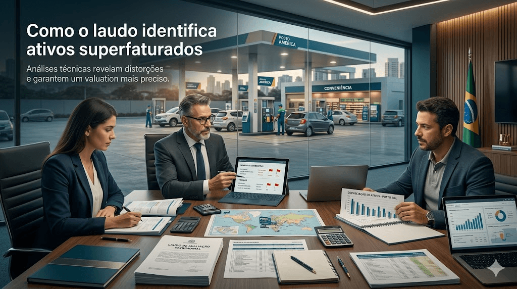 Como o Laudo Técnico Identifica Ativos Superfaturados: 5 Sinais de que o Preço do Posto Está Inflado