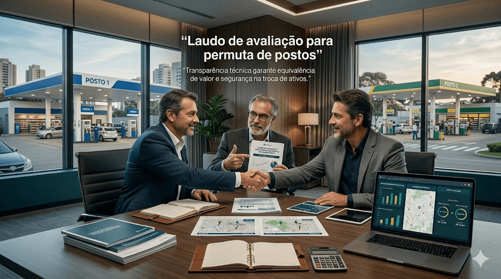 Laudo de Avaliação para Permuta de Postos: Como Garantir uma Troca Justa e Evitar Prejuízos