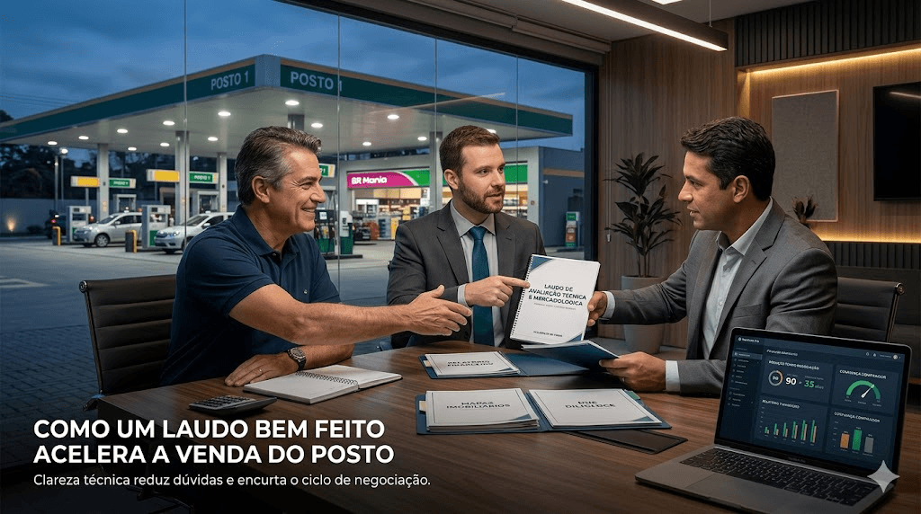 Como um Laudo Bem Feito Acelera a Venda do Posto: Transforme Incerteza em Negócio Fechado