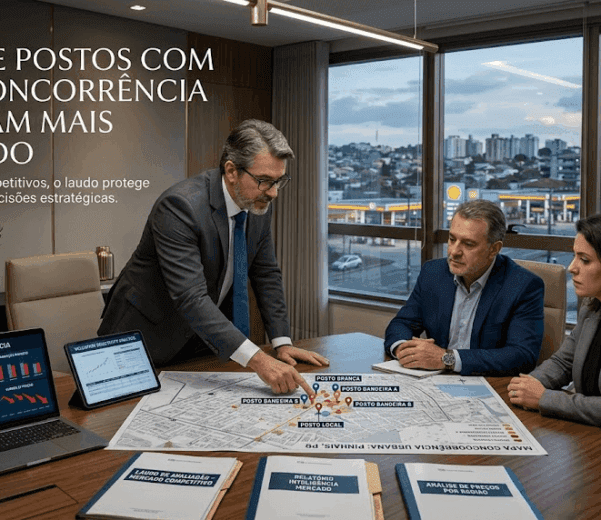 Por Que Postos com Alta Concorrência Precisam Mais de Laudo: O Risco de Não Saber o que Vale o Seu Negócio