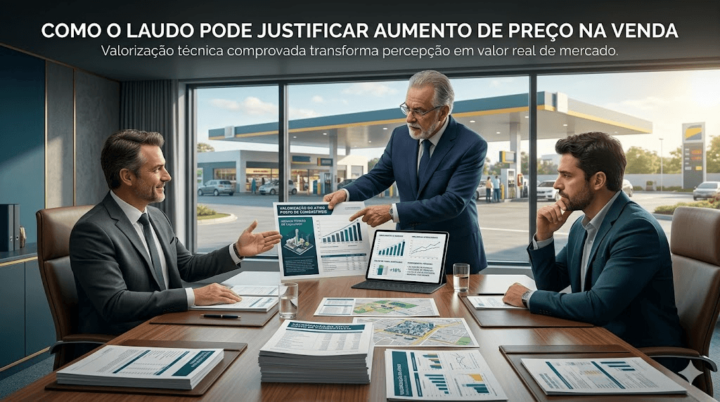 Como o Laudo de Avaliação Pode Justificar um Aumento de Preço na Venda do Posto