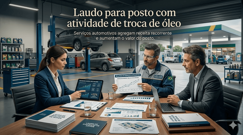Laudo para Posto com Atividade de Troca de Óleo: Como Avaliar um Serviço que Agrega Valor (e Riscos)