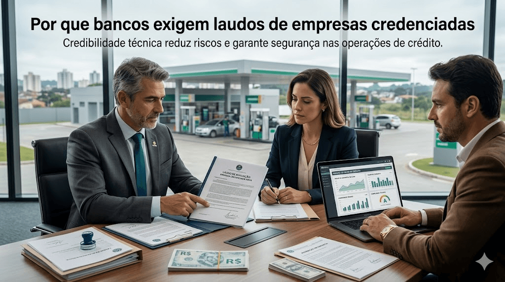 Por Que os Bancos Exigem Laudos de Empresas Credenciadas? A Razão Técnica e Jurídica por Trás da Exigência