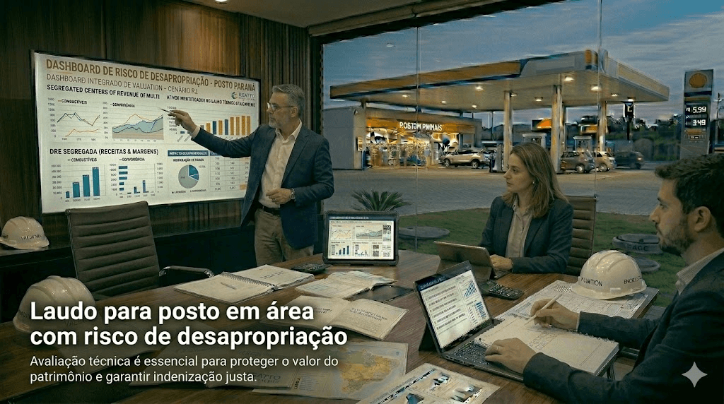 Posto em Área com Risco de Desapropriação: Como Elaborar um Laudo Tecnicamente Irrepreensível