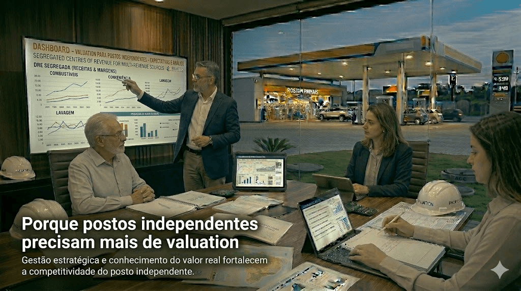 Postos Independentes: Por Que Eles Precisam de Valuation Mais do que os Bandeirados