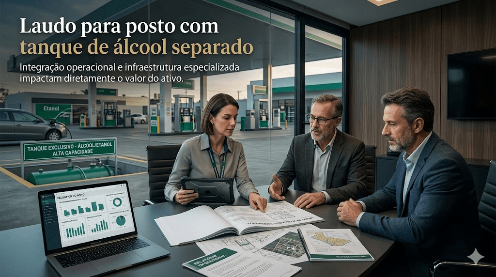 Posto com Tanque de Álcool Separado: Um Ativo que Vale Mais (Mas Exige Cuidado Redobrado no Laudo)
