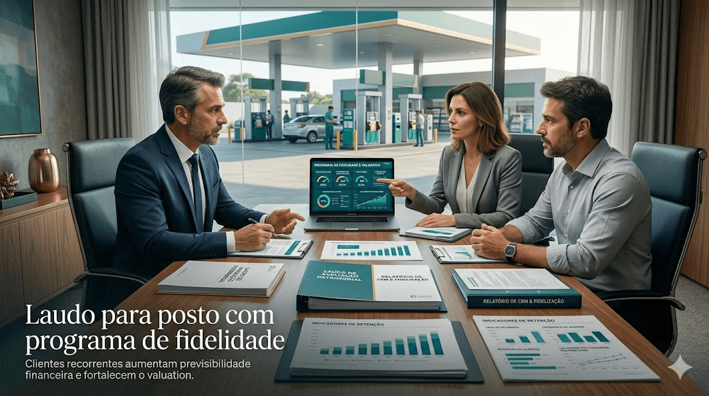 Posto com Programa de Fidelidade: Como Valorar um Ativo Intangível que Aumenta o Fluxo de Caixa