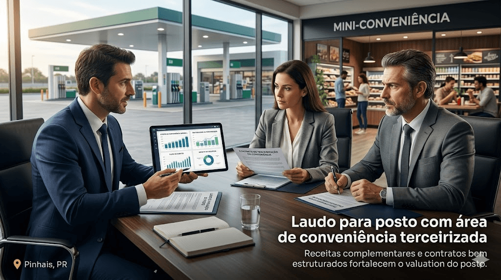 Laudo para Posto com Área de Conveniência Terceirizada: Como Avaliar Dois Negócios em um Mesmo Imóvel