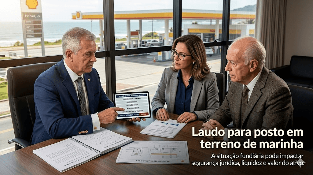 Posto em Terreno de Marinha Vale Quanto? Como Fazer um Laudo que a União, o Banco e o Judiciário Aceitem