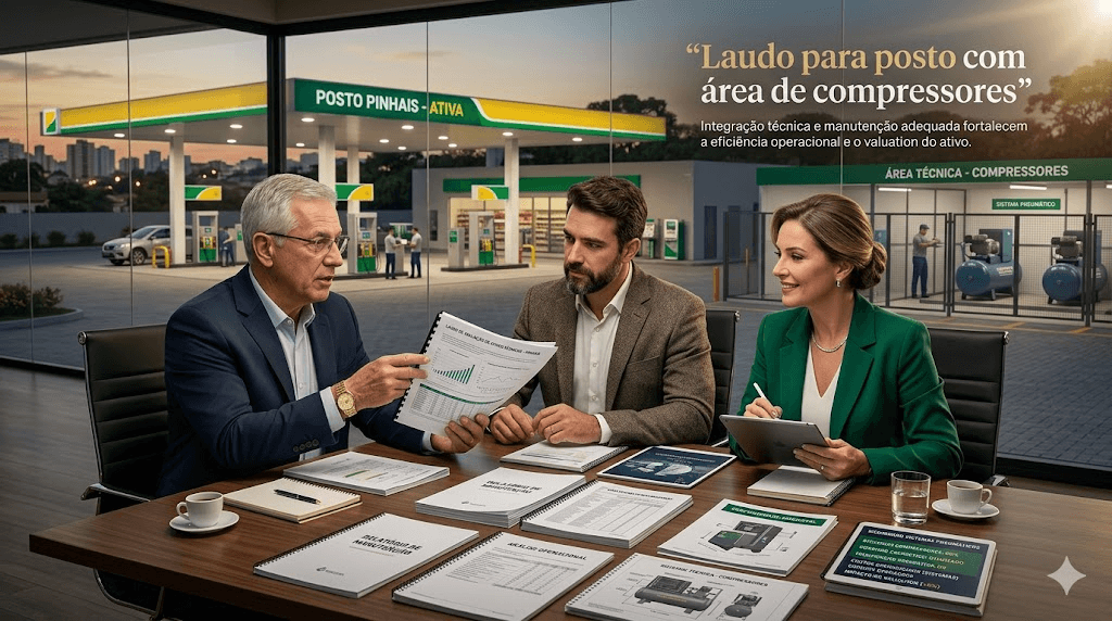 Compressor Barulhento, Valor Silenciado: Como a Área de Compressores Afeta o Valuation do Seu Posto
