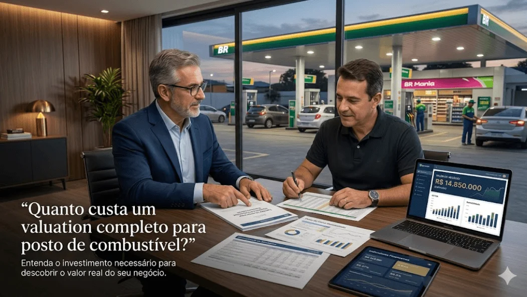 Quanto custa um valuation completo para posto de combustível?