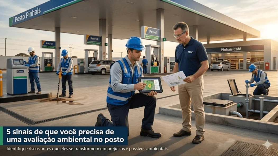 5 sinais de que você precisa de uma avaliação ambiental no posto