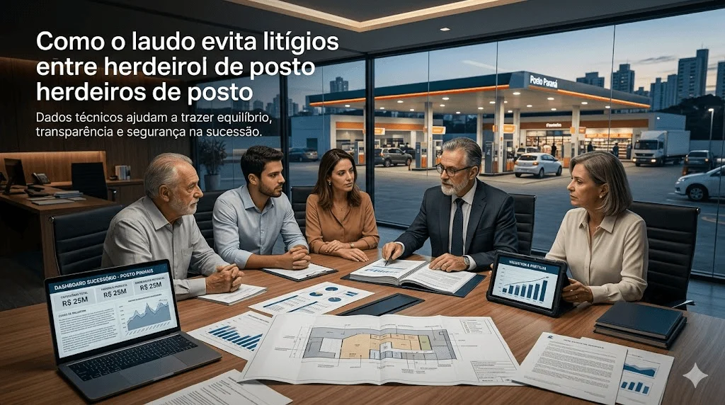 Como o laudo evita litígios entre herdeiros de posto
