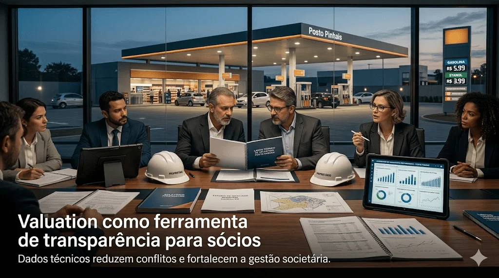 Valuation como ferramenta de transparência para sócios