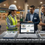 Análise de riscos ambientais em laudos de posto