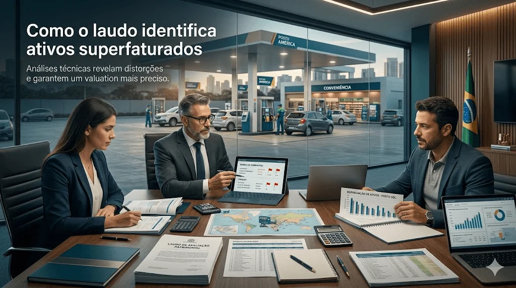 Como o Laudo Técnico Identifica Ativos Superfaturados: 5 Sinais de que o Preço do Posto Está Inflado