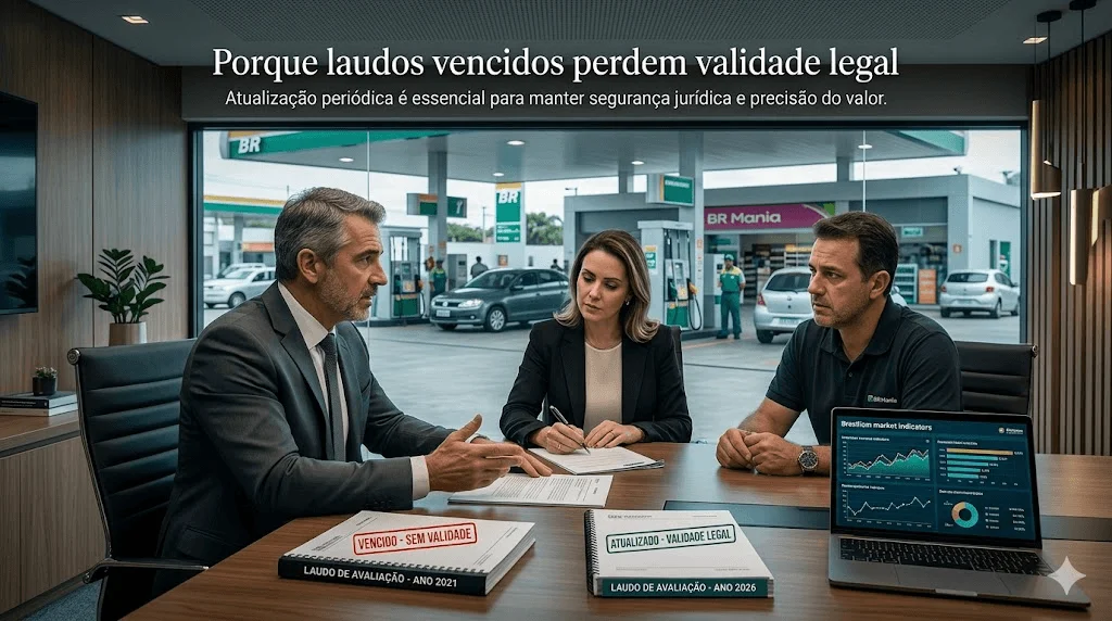 Por Que Laudos Vencidos Perdem Validade Legal: O Risco de Usar Avaliações Antigas em Postos