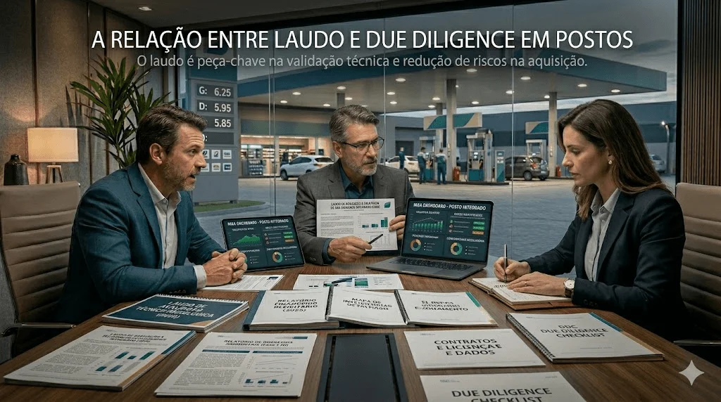 A Relação entre Laudo e Due Diligence em Postos: Por que Um Não Substitui o Outro (e Como Se Complementam)