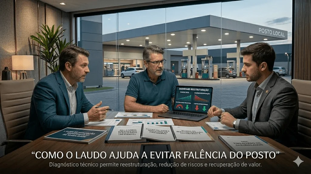 Como o Laudo de Avaliação Ajuda a Evitar a Falência do Posto: A Ferramenta Estratégica que Salva Negócios