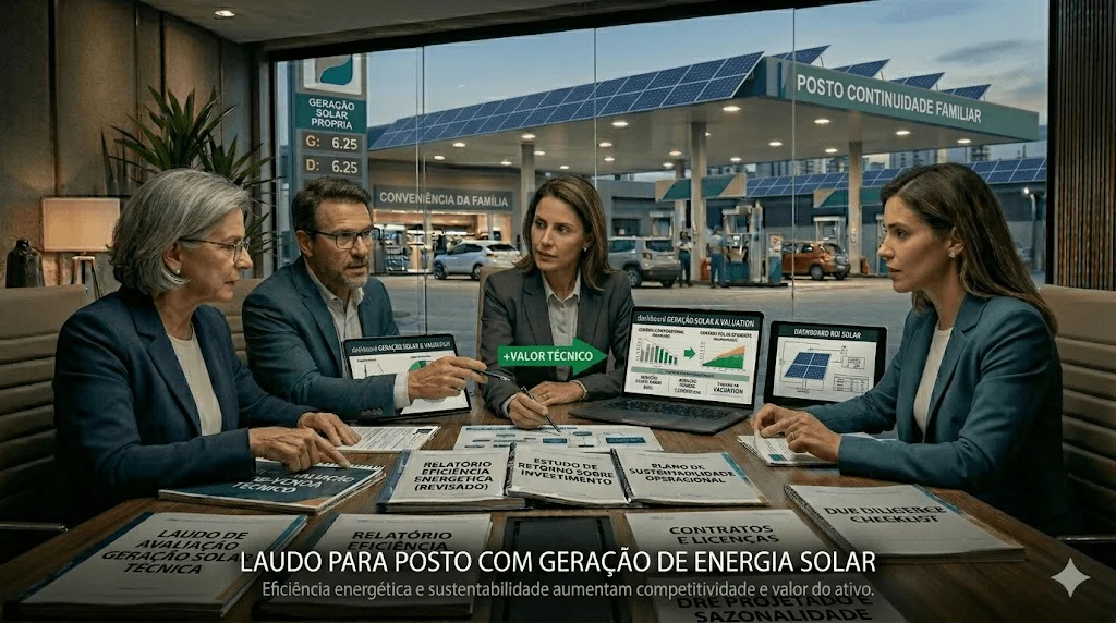 Laudo para Posto com Geração de Energia Solar: Como a Sustentabilidade Agrega Valor ao Negócio