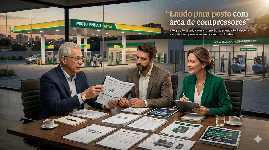 Compressor Barulhento, Valor Silenciado: Como a Área de Compressores Afeta o Valuation do Seu Posto
