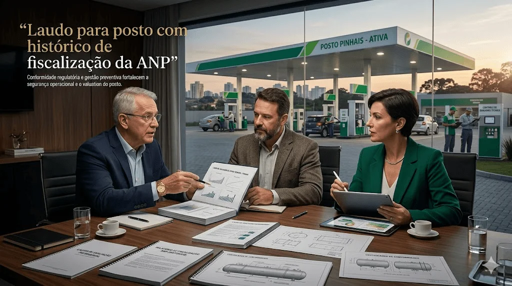 Posto Fiscalizado Vale Menos? Como o Histórico com a ANP Pode Reduzir (ou Destruir) o Valor do seu Imóvel