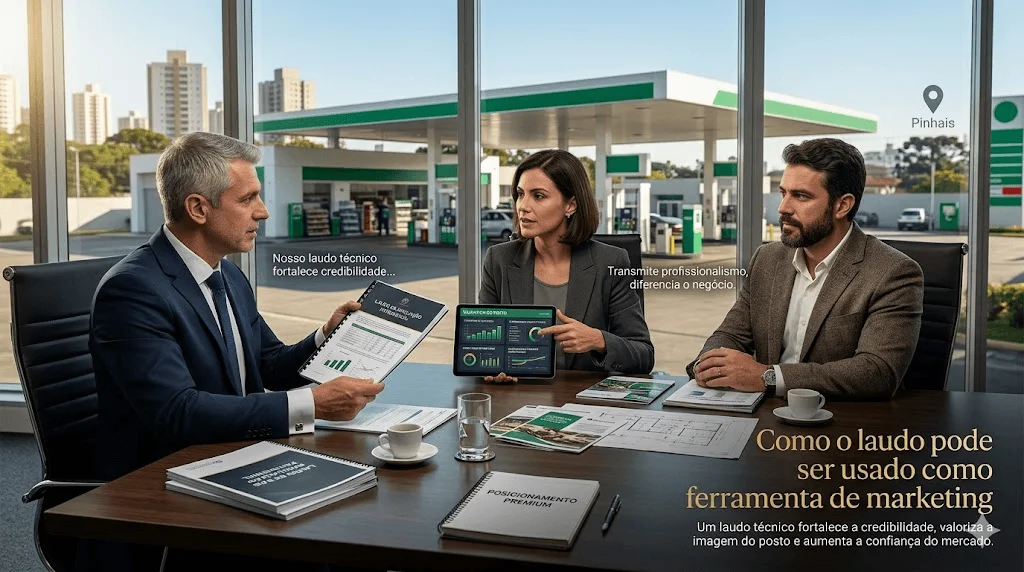 Venda Mais e Mais Rápido: Como o Laudo de Avaliação É a Melhor Ferramenta de Marketing para o Seu Posto